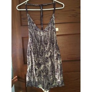Romper, open back